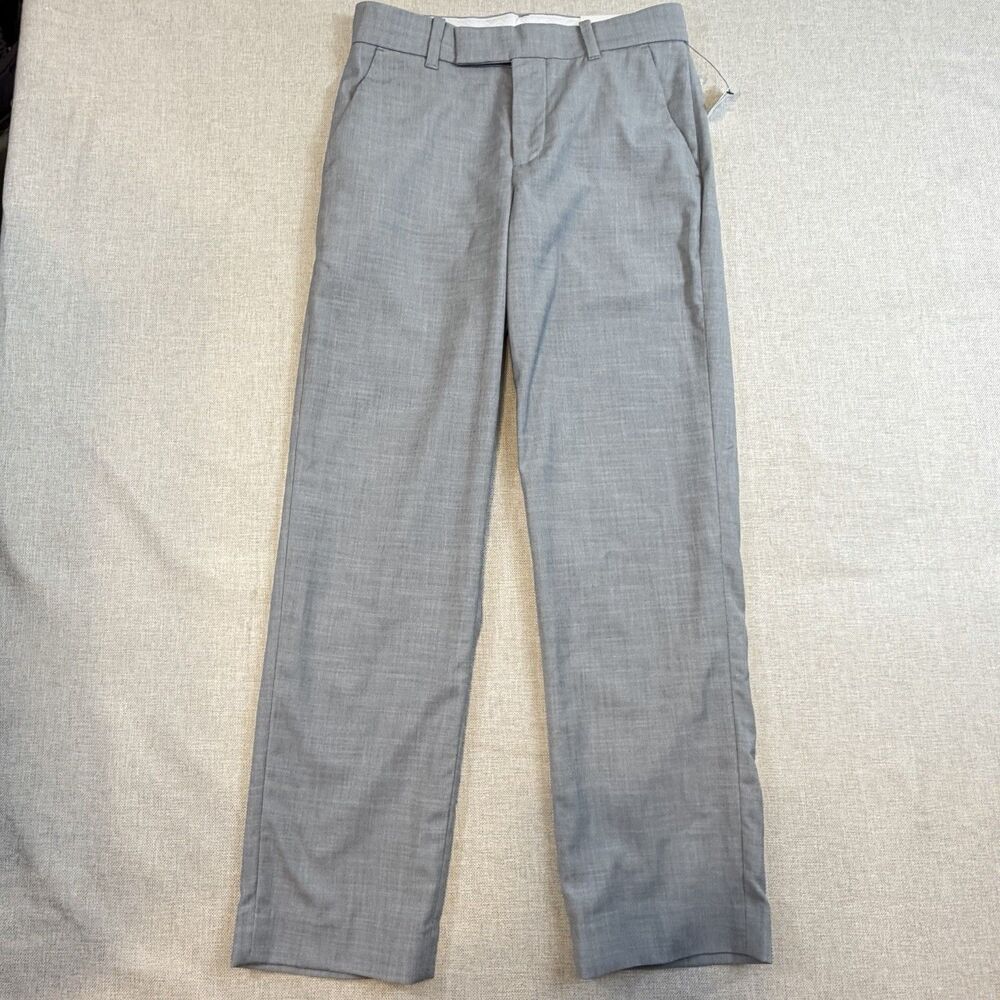 Calvin Klein Boys Size 10 Gray Dress Pants Straight Leg Formal School NEW